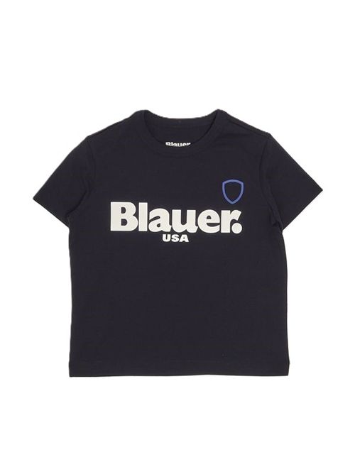 T-shirt girocollo a maniche corte BLAUER | 25SBLKH02507004547//888